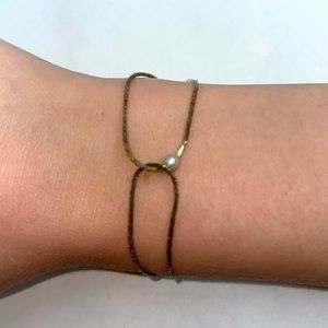 Vintage Gold Infinity Bracelet